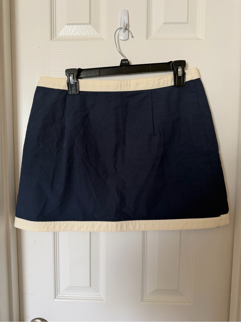 Cotton Contrast Trim Two Piece Skirt Set - Picture 7 of 8